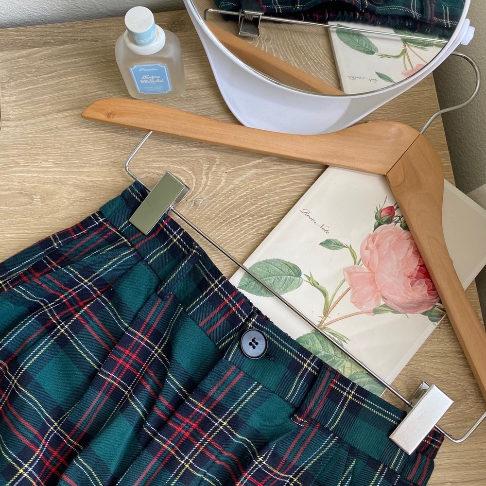 bershka plaid pants